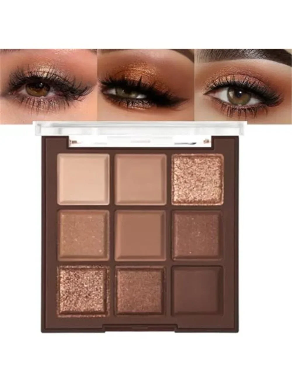 Neutral Nude Brown Smokey Eye Shadow Palette,Rose Gold Bronze Naked